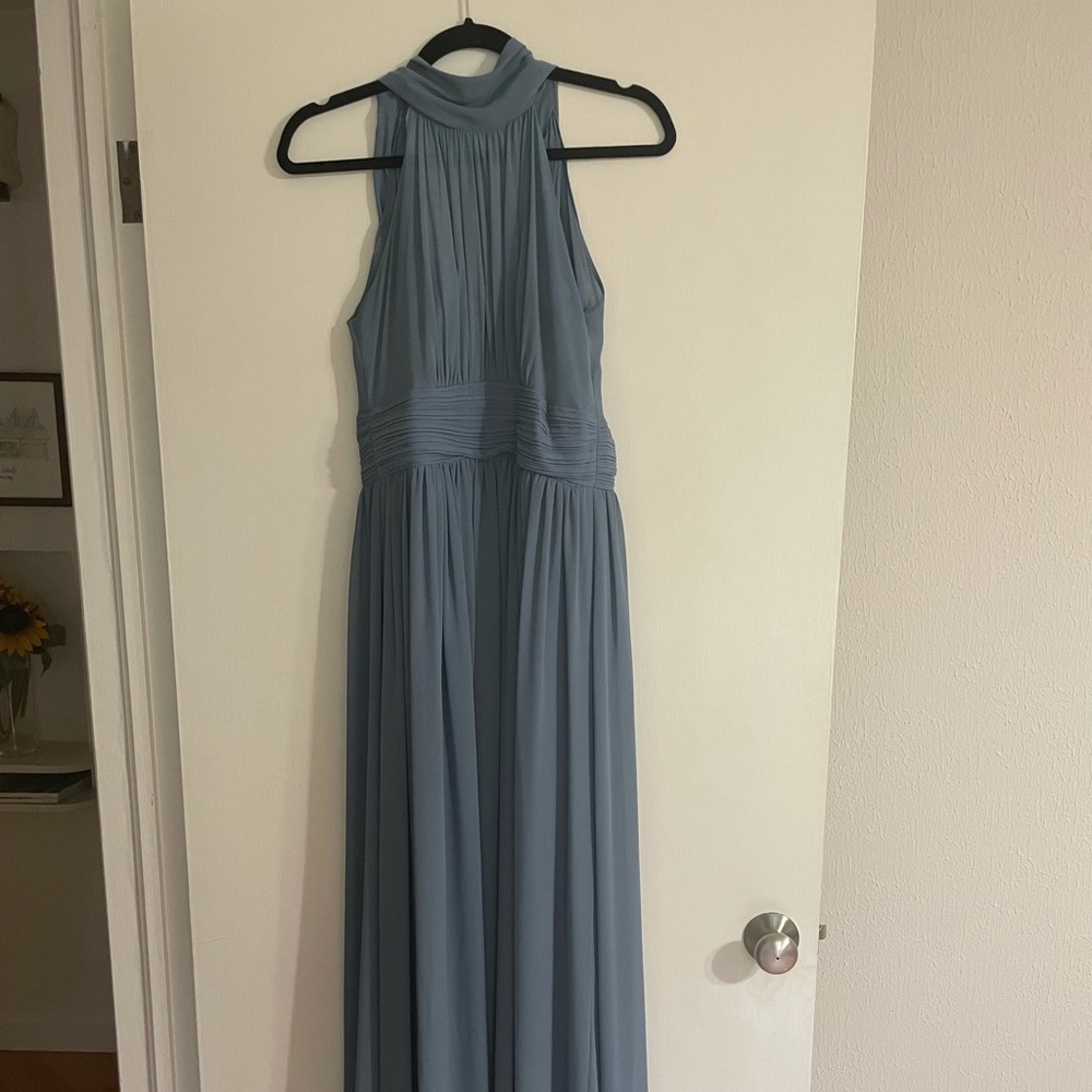 Evening Collective Size 4 Blue/Grey Bridesmaid Dress